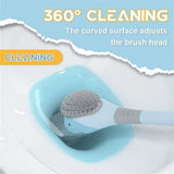 Diving Duck Toilet Brush, Wall Mounted Silicone Toilet Brush, Floor Standing Long Handle Bathroom Cleaning Brush, Dead Corner Toilet Brush, Household Wash Toilet Cleaning Accessories