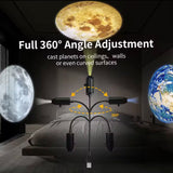 USB Projector Solar System Lamp, Wall Ceiling Decor Projector, Led Night Light for Kids, Wall Decor Planet Projector