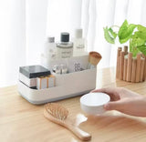 5 Compartment Desktop Organizer, Multifunctional Storage Organizer Case, Washable Bathroom Storage Box