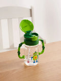 650ml Silicone Straw Cup Water Bottle, Portable School Water Mug, School Kids Water Thermos