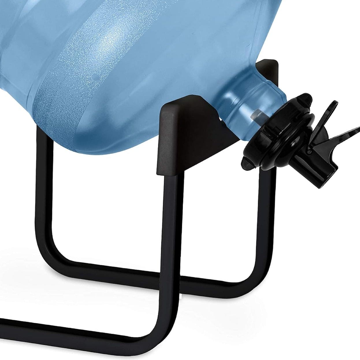 Dispenser Bottle Stand With Faucet, Non Slip Water Galloon Drink Cradle Rack with Water Spout, Purified Water Bucket Rack With Tap, Camping Water Faucet Bottled, Water Spout Barreled Water Pump, Dustproof Nozzle Tap Drinking Fountain Camping Rack