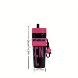 950ml Outdoor Sports Large Capacity Straw Cup, Portable Leakproof Insulated Travel Mug, High Appearance Girls Handy Cup With Straw