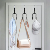 Set Of 3 Double Door Hook Hanger, Over The Door Hook, Soft Rubber Heavy Duty Hooks
