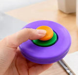 Fidget Magic Ball Spinner Cube Toy, 3D Fidget Spinner Ball Toy, Stress Relief Rotating Gyro Puzzle, Educational Desk Toy