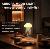 Rechargeable Jellyfish Lamp, LED Jellyfish Desk Lamp, Jellyfish Hanging Room Decor Lamp