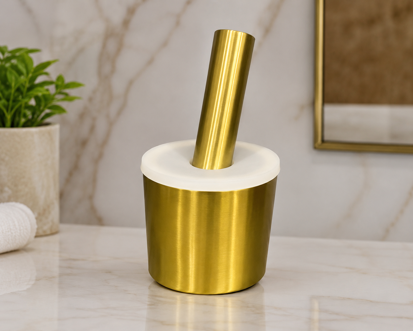 Stainless Steel Spice Crusher And Herb Grinder, Anti-Slip Chillies Crusher Jar, Multifunctional Garlic Herb Spice Pill Cup Grinder