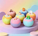 Kids Bubble Bath Balls Bomb Toy, Bubble Balls with Surprise Toys, Cleansing Body Bath Salt Balls