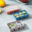 6 Grid Ice Tray Mold, Soft Silicone Ice Cube Mold, 6 Grids Soft Bottom Quick Freezer Fruit Ice Cube Maker