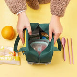 Kindergarten Lunch Bag, Cartoon Insulated Lunch Bag, Multipurpose Cute Aesthetic Pouch, Picnic Travel Breakfast Thermal Food Bag, Portable Bento Meal Bag, Elementary School Lunch Bag, Waterproof Oxford Cloth Thermal Bag