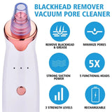 Bubble Black Head Remover, Vacuum Pore Cleaner, Acne Cleanser, Black Spots Removal, Face Nose Deep Cleaning Tools, Pimple Pore Cleansing Device, Beauty Skin Care Tool, 5 Sensors USB Rechargeable Blackhead Vacuum Cleaner Kit for Women and Men