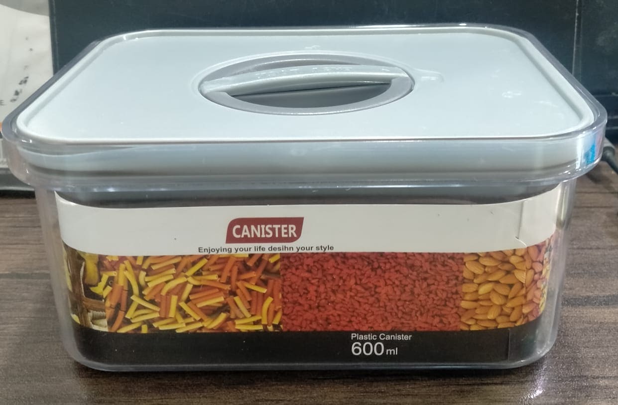 Spiral Button Sealed Container,  Plastic Food Storage Container, Kitchen Organizer Jars Box, Multi Capacity Grain Storage Box, Kitchen Snacks Dry Plastic Fresh Keeping Tank,  Acrylic Condiment Seasoning Set