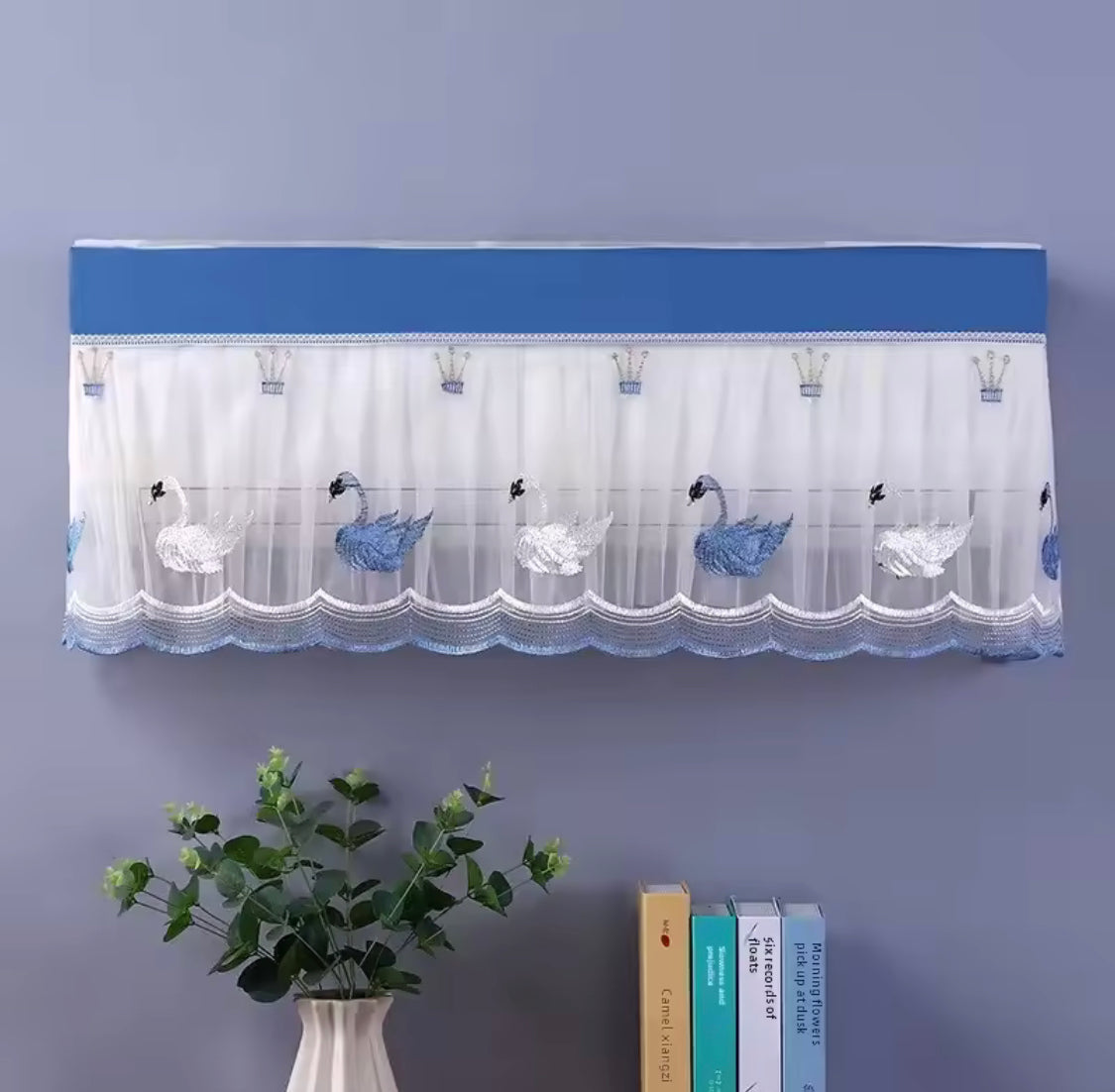 Double Layer Dust Proof AC Cover, Adjustable AC Cover For Indoor, Waterproof Air Conditioner Cover
