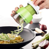 Spiralizer Vegetable Cutter, Spiral Blade Cutter, Kitchen Pasta Noodle Spaghetti Maker, Vegetable Fruit Spiral Slicer Salad Tool, Adjustable Grater Coil Slicer Kitchen Tools, 3 In 1 Adjustable Spiral Grater Cutter, Pasta Spaghetti Zucchini Noodle Maker