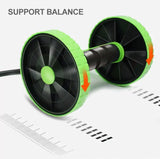 Multifunctional AB Wheel Roller, Core Abdominal Exercise, Multifunctional Home Gym Workout Equipment, Muscle Exercise Fitness Equipment, Pull Rope Resistance Bands Slimming Device, Stretch Elasticity Abdomen Waist Slimming Trainer