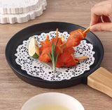Fried Food Special Bottoms, Fried Food Oil Absorbing Paper, Round Lace Coaster Place Mat, Multipurpose White Lace Napkin, Fried Food Paper Tray Lace