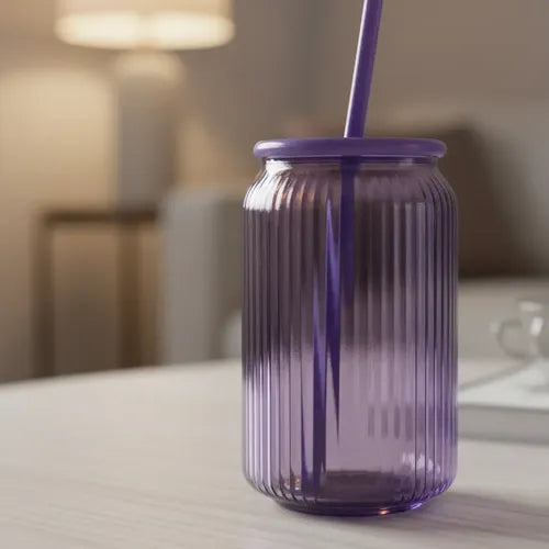 1PC AIR TIGHT STRAW JUICE JAR, 400ml,HIGH QUALITY BOROSILICATE MADE,light in weight, can use in everyday drink