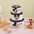 Disney Mickey & Friends Airtight Ceramic Bowl Set – 3