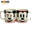 Disney Mickey & Friends Ceramic Embossed Mug – Set of 2