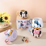 Disney Mickey & Friends Embossed Character Ceramic Mug – 450ml