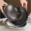 Stainless Steel Double Ear Cooking Pan, Multipurpose Kitchen Cooking Pan, Kitchen Gadgets