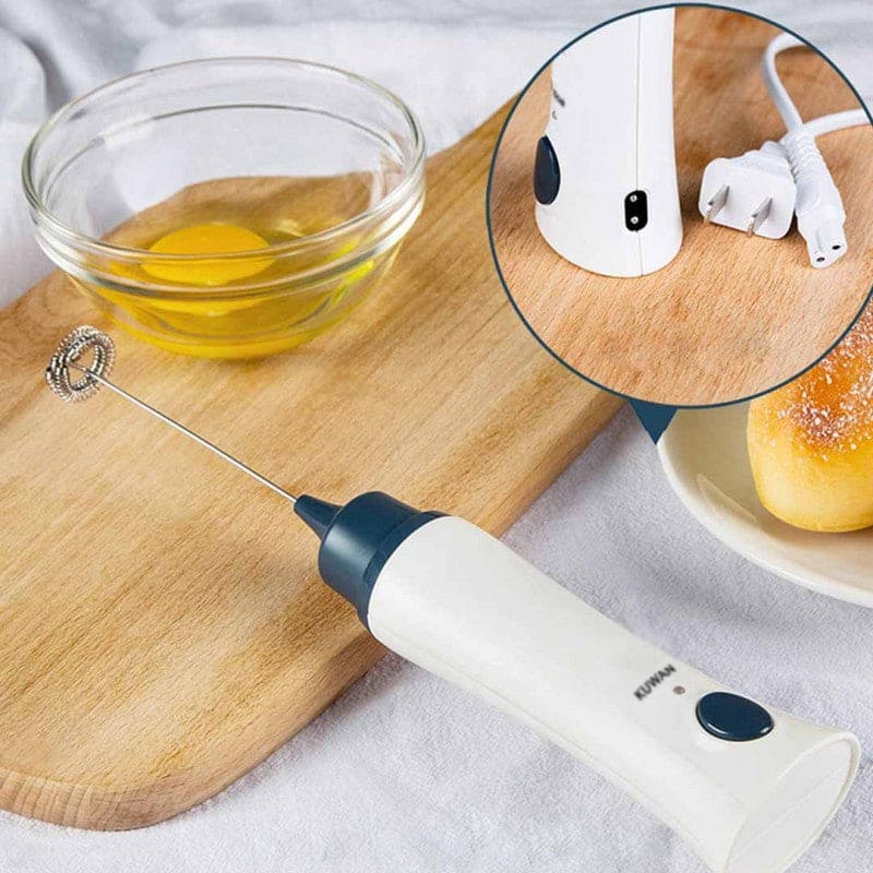 Automatic Egg Beater, Foamer Handheld Blender,  Cooking Stirrer Egg Beater With Cover, Handheld Electric Coffee Egg Mixer,  Rechargeable Handheld Wand Coffee Blender
