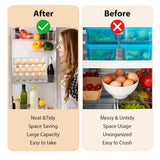 Acrylic Egg Organizer, 30 Grids Egg Storage Box, Egg Fresh Keeping Case, Multi Layer Egg Tray Organizer, Creative Flip Egg Box,  3 Layer Flip Fridge Egg Tray Container, Kitchen Countertop Fresh Egg Storage Container, Folding Egg Tray