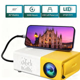 Mini Portable Projector, New Ultra High Definition Projector, Wall Projector With Mobile Phone Connection, Home Theatre Projector