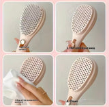 Telescopic Magic Comb, Hair Comb Magic Hair Brush, Self Cleaning Scalp Massage Comb, Women Salon Styling Tool
