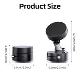 Universal Vacuum Magnetic Car Phone Holder, Dashboard Magnet Foldable Mobile Stand, Car Magnetic Phone Holder