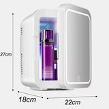 Portable Mini Skincare Fridge, Premium Beauty Mini Fridge, Mini Cosmetic Fridge With Hot And Cold Function, Compact Cosmetic Fridge