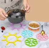 Set Of 2 Kitchen Heat Insulation Coasters, Heat Resistant Pot Mat, Non Slip Heat Insulation Table Mat