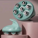 Roller Ball Massager, 7 Beads Multifunctional Massage Roller Ball Massager, Portable Health Care Massage Instrument, Magnetic Bead Steel Full Body Muscles Relax Massage Tool