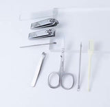 Mini Suitcase Style Nail Clippers Set, Stainless Steel Nail Care Tool, Mini Travel Manicure Pedicure Kit, Portable Beauty Care Accessories