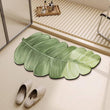 Luxury Tropical Leaf Bath Mat, Super Soft Non Slip Bathroom Rug, Tropical Banana Leaf Bath Rug, Luxury Palm Leaf Floor Mat,  Decorative Leaf Bath Mat