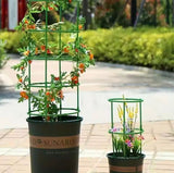 Garden Plant Support Stakes, Stackable Plastic Plant Support, Flower Support Stack For Outdoor And Indoor