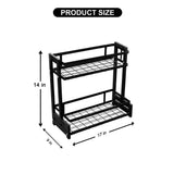 Multi Layer Countertop Storage Rack, 2 Tier Kitchen Storage Rack, Double Layer Kitchen Storage Rack