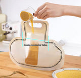 Set Of 3 Food Packaging Bag, Reusable Food Storage Bag, Leakproof Grain Fresh Bag Container, Snack Tea Self Sealing Storage Bag