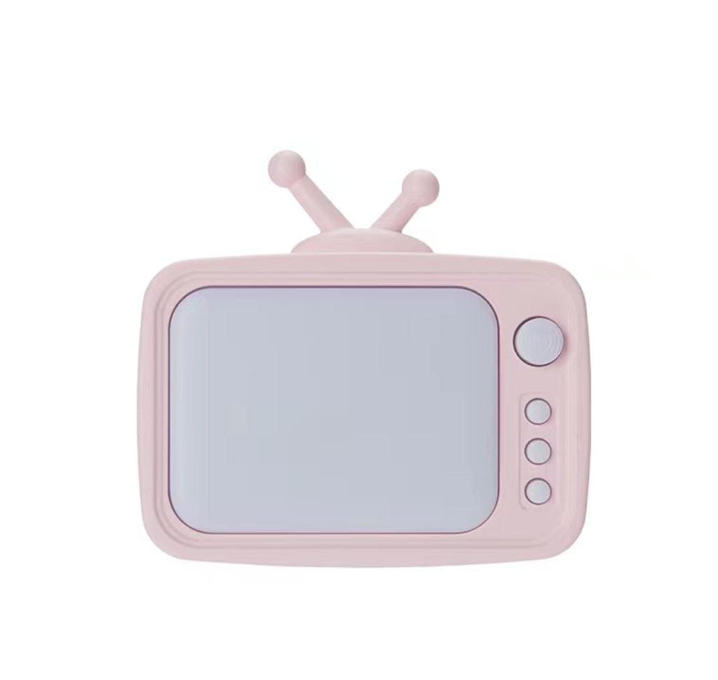 TV Shape Night Light, Mini TV Plug In Led Night Light, 3 Modes Off Night Light Lamp, Plug-In Wall Lamp, Sensor Control Energy Saving Decorations Light