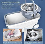 Automatic Rotation Magic Mop Bucket, Bus Style Floor Cleaning Mop, Microfiber Mop Bucket Cleaning Set