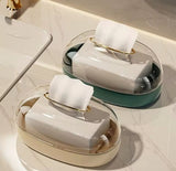 Acrylic Luxury Wall Mounted Tissue Box, Dustproof Napkin Box, Multifunctional Tissue Organizer Container