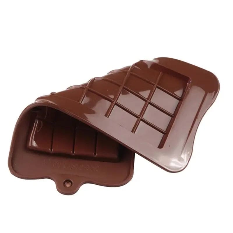 Silicone Cube Bar Mold, 24 Cavity Chocolate Bar Mold, Candy Maker Sugar Mold Bar, Bakeware Kitchen Baking Tool, Block Ice Tray, Non-Stick Reusable Candy and Energy Bar Mold, Cake Decoration Tools