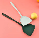 Multifunctional Non-Stick Silicone Spatula, Egg Fish Frying Pan Scoop, Fried Showel Cooking Utensil, Heat Resistant Silicone Spatula