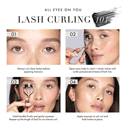 Stainless Steel Eyelash Curler, Eye Lash Curling Applicator, Natural Curly Cosmetic Clip, Cosmetic Makeup Eyelash Curler, Folding False Eyelashes Curling Clip