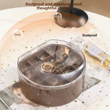 Elegant Multilayer Earrings Storage Box, Dust Proof Multiple Compartments Jewelry Box, Jewelry Box Organizer For Dressing Table