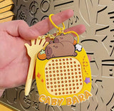 Magnetic Steel Pad Keychain, Kids Stress Relief Educational Toy, Portable Doodle Board