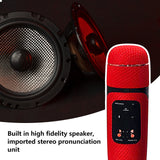 Portable Microphone Speaker,  Rechargeable Handheld Singing Mic With Speaker, Mobile Phone Wireless Bluetooth Speaker, Handheld Multifunction Rechargeable Speaker