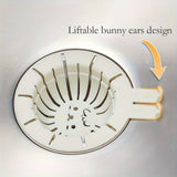 Rabbit Sink Drain Basket, Cartoon Cute Rabbit Sink Strainer, Kitchen Sink Food Catcher, Bathroom Floor Drains Hair Catcher, Multifunctional Creative Home Tool, Anti-odor Sink Drainage Basket, Portable Drainage Sink Strainer