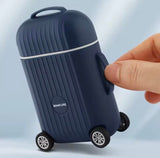Mini Suitcase Style Nail Clippers Set, Stainless Steel Nail Care Tool, Mini Travel Manicure Pedicure Kit, Portable Beauty Care Accessories
