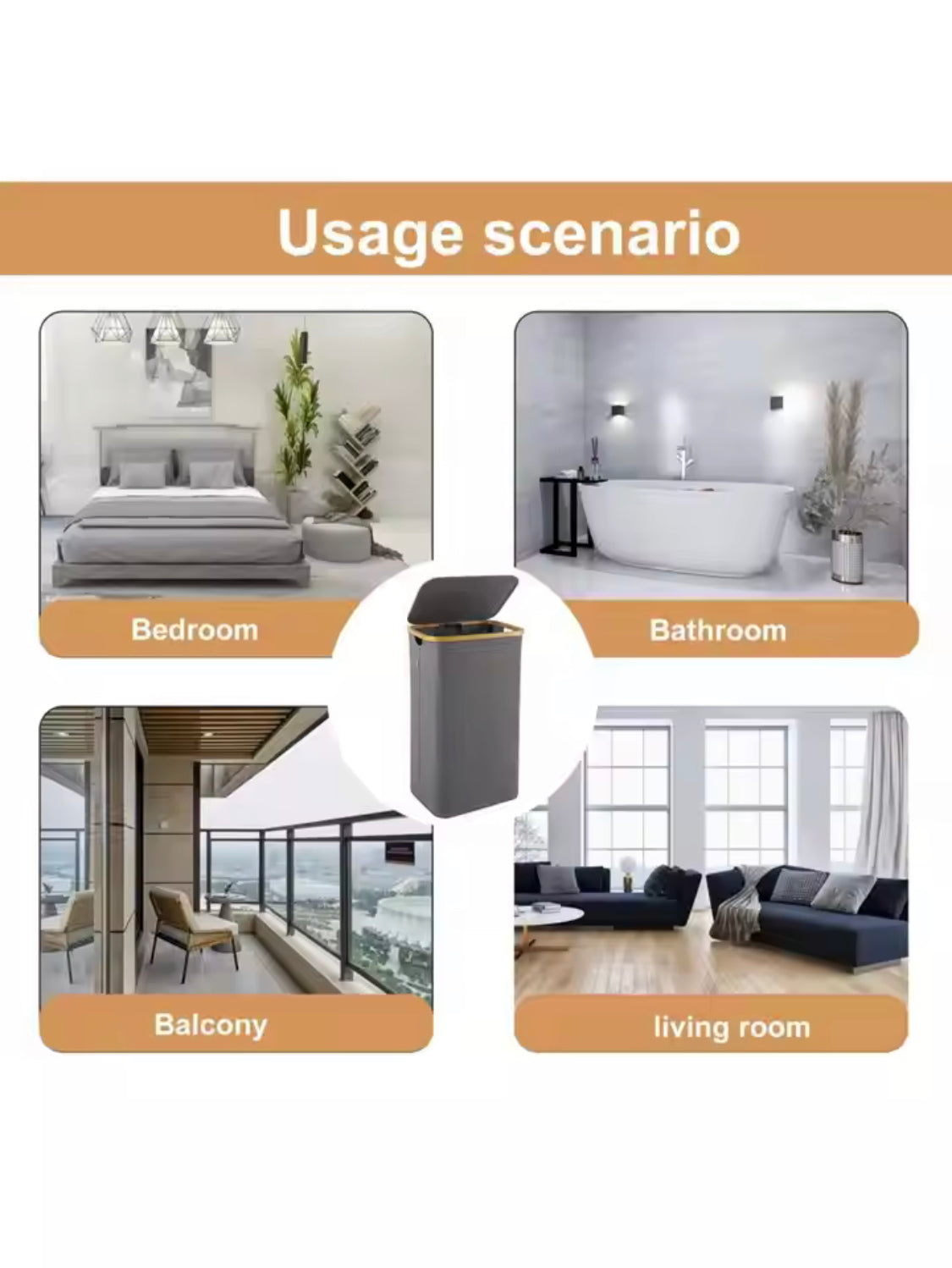 Foldable Laundry Basket With Lid, Bamboo Laundry Basket With Inner Bag, Bedroom Storage Box, Bathroom Dirty Clothes Basket