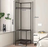 Multilayer Bedrooms Corner Clothes Rack, Simple Clothes Coat Racks, Living Room Organizer Shelf